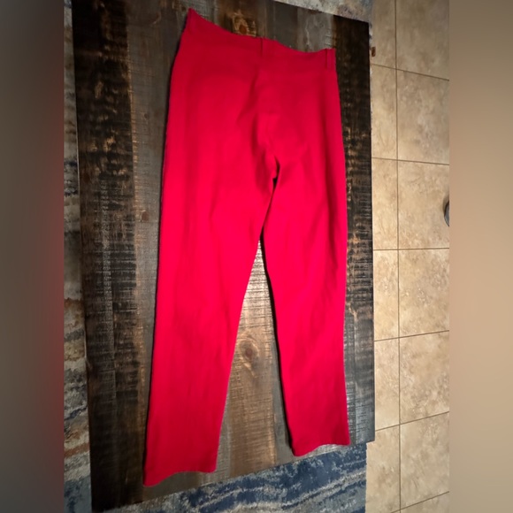 👖Womens Denim Jeans French Dressing Jeanswear Paris Brand Size 12 Christmas Red - Picture 3 of 9